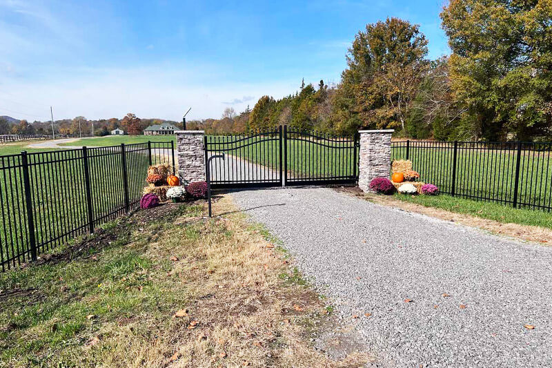 Aluminum Driveway Gate Installations for Middle Tennessee