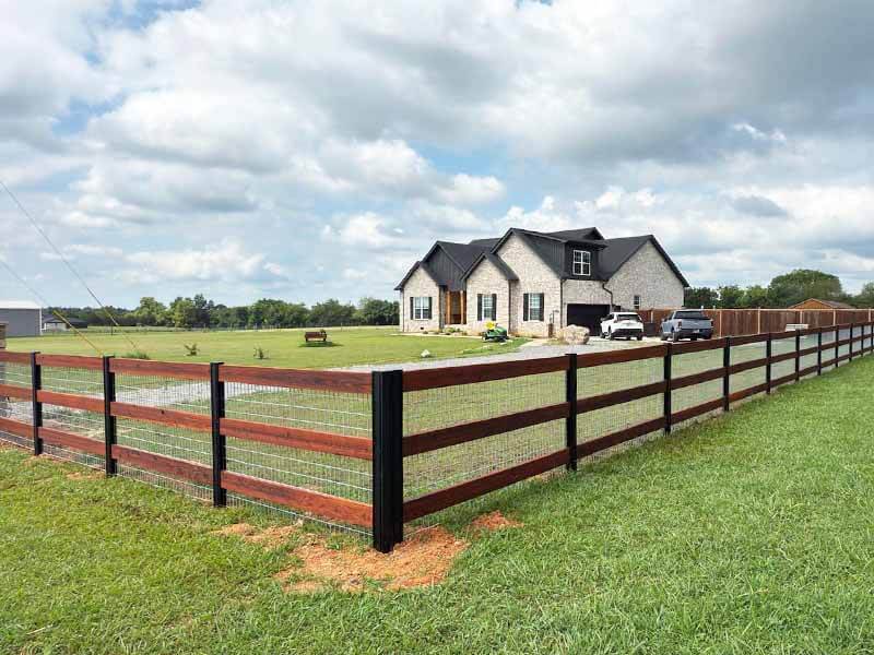 Rail and Wood Picket Fence Installation in Middle Tennessee