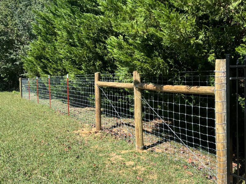 Woven Wire Fence Installations