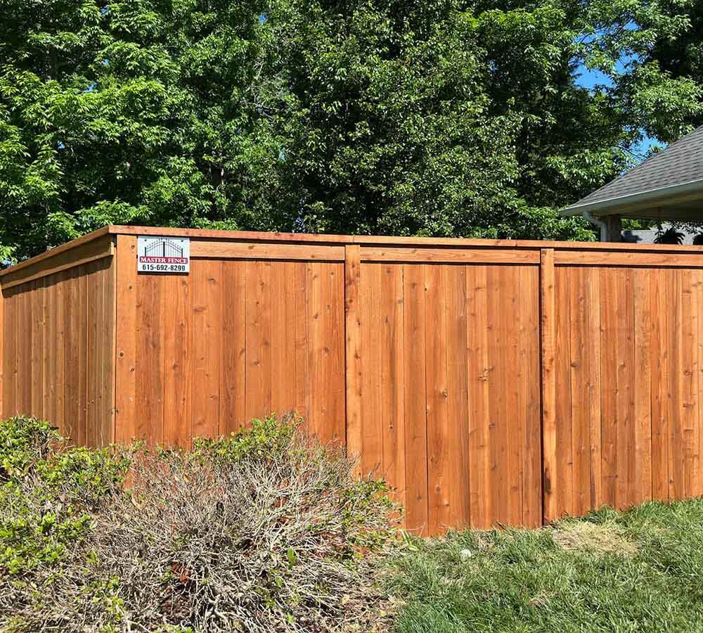 Quality Fence installations in Middle Tennessee