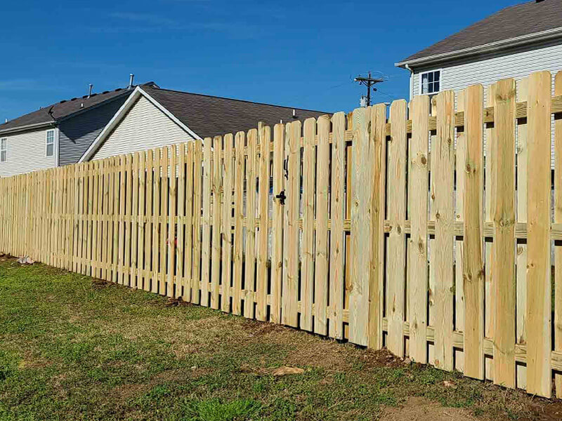 Wood Shadowbox Fence Contractor