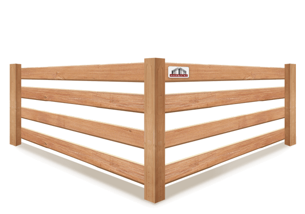 4-rail farm fence contractor in Middle Tennessee