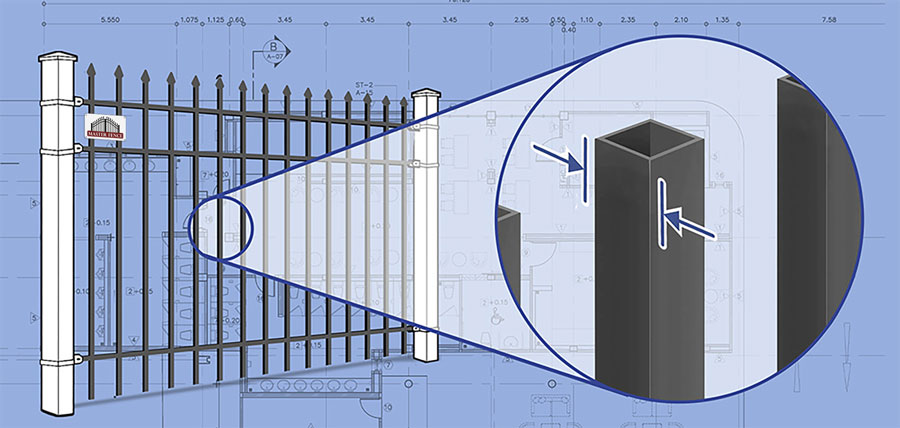 Middle Tennessee Ornamental Steel fence Pickets installation company