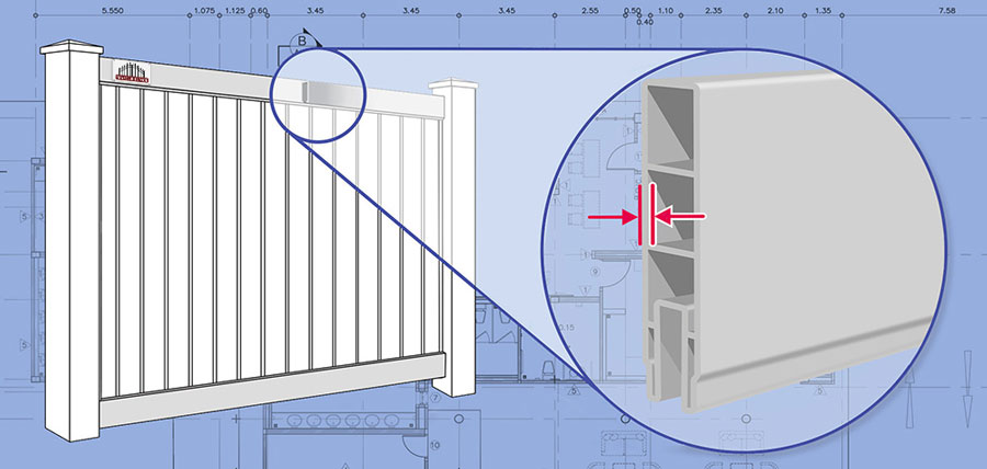 Middle Tennessee Vinyl fence Rails installation company
