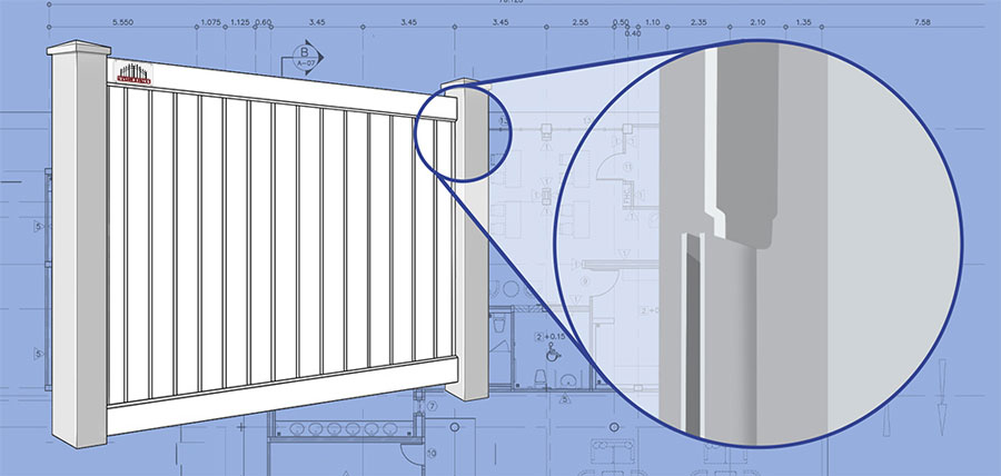 Middle Tennessee Vinyl fence U-channels installation company