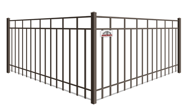 Alternating Picket Flat Top aluminum fence company in Middle Tennessee