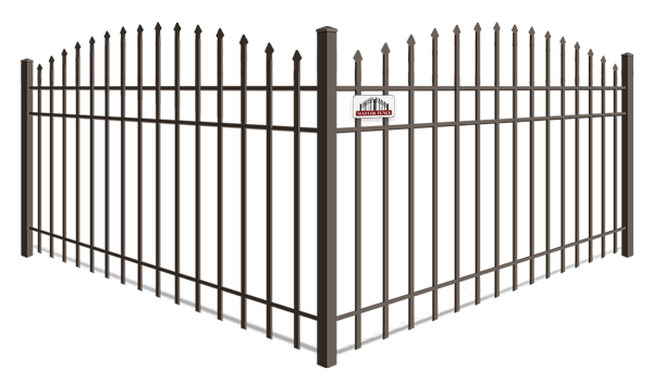 Arched Top aluminum fence company in Middle Tennessee