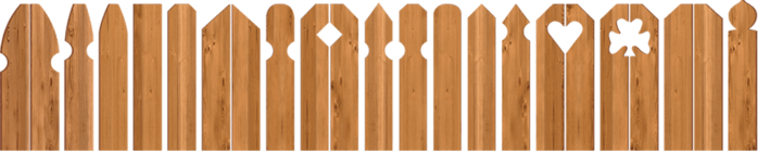 Custom Picket wood fence Middle Tennessee