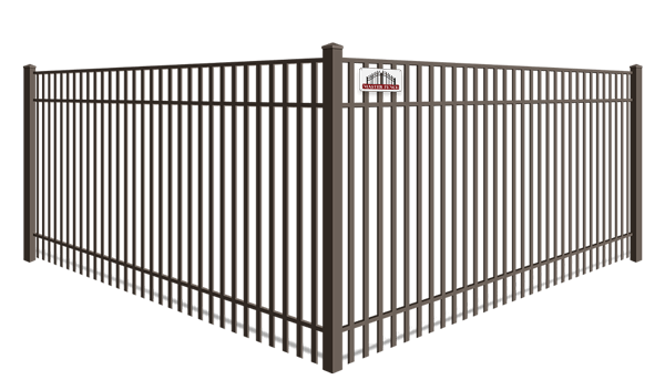 Double Picket wrought iron fence company in Middle Tennessee