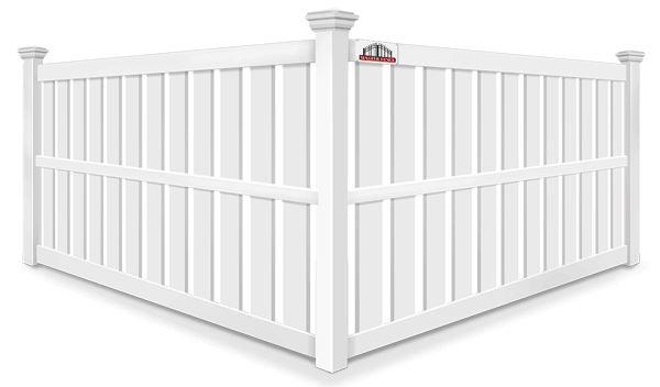 Semi-Privacy vinyl fence contractor in Middle Tennessee