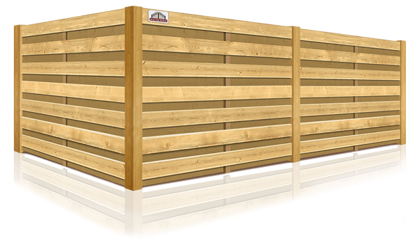 Wood Horizontal Privacy Fence benefits