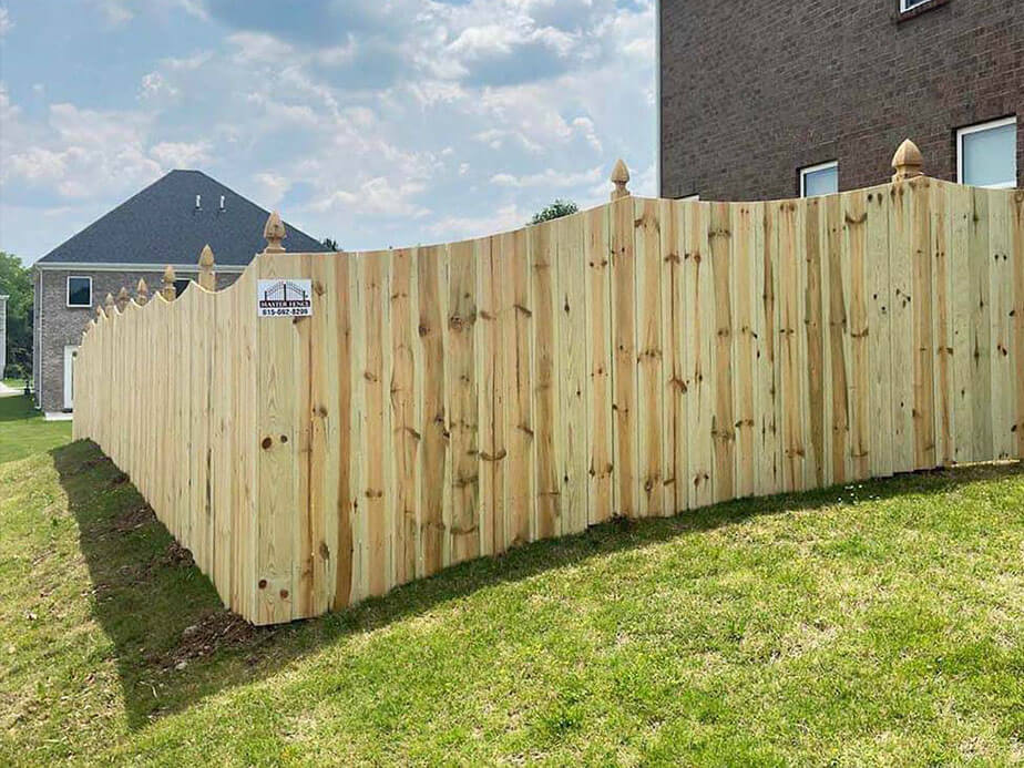 Wood fence in Eagleville Tennessee