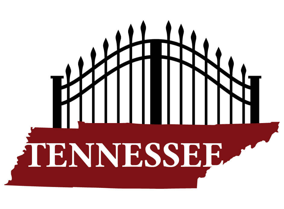 Fence company service area in Middle Tennessee