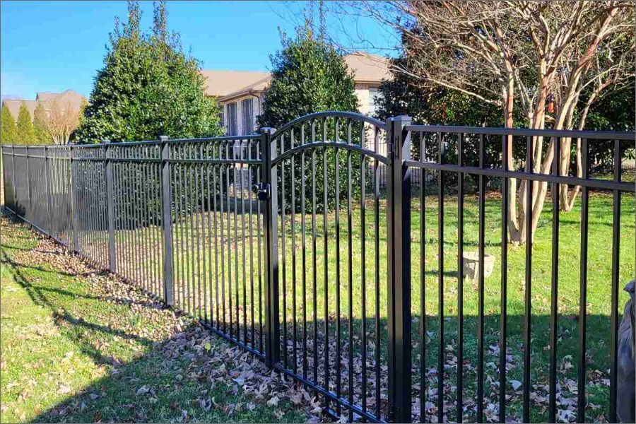 Aluminum Black Security Fence